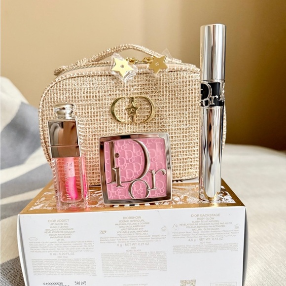 Dior Makeup Dior Volume And Glow Makeup Holiday Makeup Gift Set 3pc 